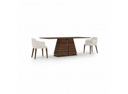 Iesszëmmer Miwwelen Luxus Iessdësch Modernen Design Holzdësch Neit Ariichtung