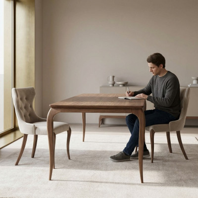 Modern Ariichtung Iessdësch 4x Still Luxus Iesszëmmer Miwwelen Design Nei