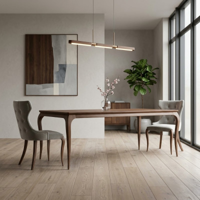 Modern Ariichtung Iessdësch 4x Still Luxus Iesszëmmer Miwwelen Design Nei