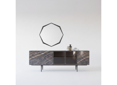 Sideboard mat Spigel Luxus Ariichtung Iesssall Komplett Set Modern Miwwel