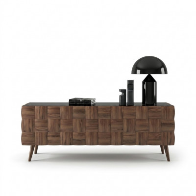 Luxus Sideboard mat Spigel Iesszëmmer Komplett Ariichtung Design Miwwelen