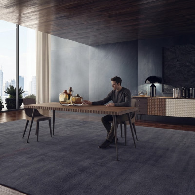 Komplett Ariichtung Iessdësch Stull Set Design Dësch Iesszëmmer Sideboard