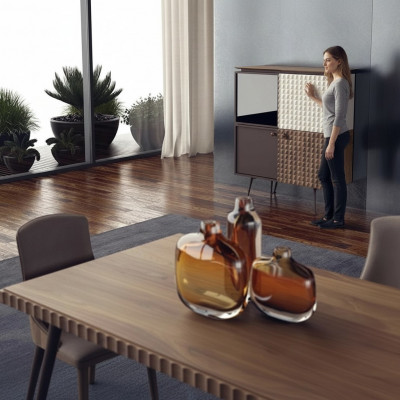 Iesszëmmer Design Kommode Luxus Ariichtung Holzschaf Miwwele Nei