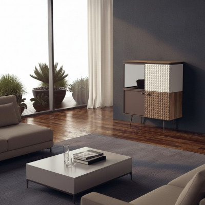 Iesszëmmer Design Kommode Luxus Ariichtung Holzschaf Miwwele Nei