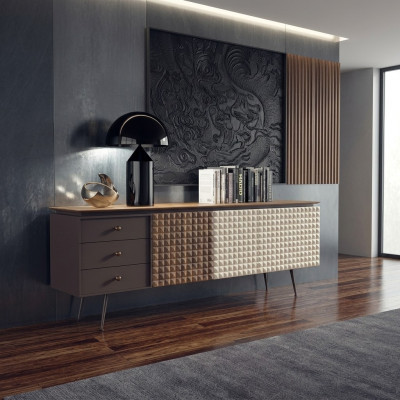 Iesszëmmer Miwwelen Sideboard Luxus Nei Ariichtung Luxus Holzkascht