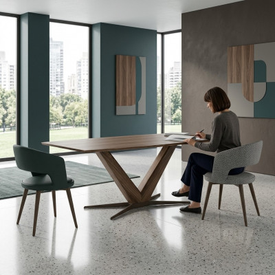 Komplett Saz Iesszëmmer Iessdësch 4x Still Design Luxus Dësch Ariichtung