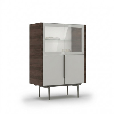 Iesszëmmer Vitrin Luxus Ariichtung Design Miwwelen Schief Modern Nei