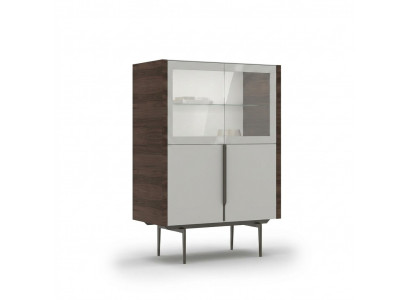 Iesszëmmer Vitrin Luxus Ariichtung Design Miwwelen Schief Modern Nei