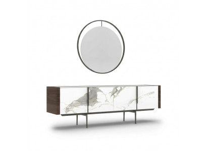 Luxus Iesszëmmer Modern Säitbord mat Spigel Design Ariichtung Nei