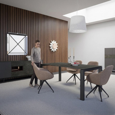 Luxe Iesszëmmer Set Iessdësch 4x Still Design Modern Ariichtung Nei