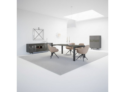 Luxe Iesszëmmer Set Iessdësch 4x Still Design Modern Ariichtung Nei