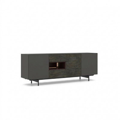 Iesszëmmer Modern Sideboard Design Miwwelen Luxus Ariichtung Holzschaf