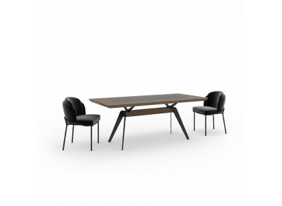 Luxus Iesszëmmer Set Iessdësch 4x Still Stull Textil Iessgrupp Garnitur Nei