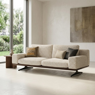Luxus Drësëtz Sofa Polstermöbel Canapé Modern Wunnzëmmer Designer Ariichtung