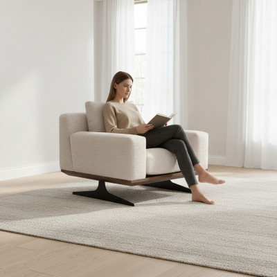 Wunnzëimmermiwwelen Fotell Luxus PolsterSëtz Modern Polstermiwwelen Design Ariichtung