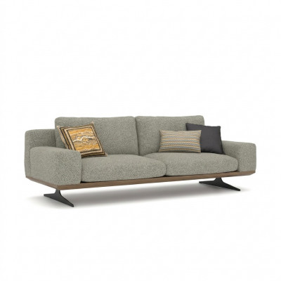 Wunnzëmmer Sofa Dräisëtzer Modern Couch Polstersofa Luxus Polstermébel