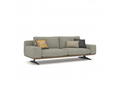 Wunnzëmmer Sofa Dräisëtzer Modern Couch Polstersofa Luxus Polstermébel