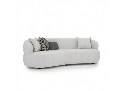 Living Room Wäiss Sofa Drësëtzeger Textil Polstermöbel Modern Designer Miwwelen