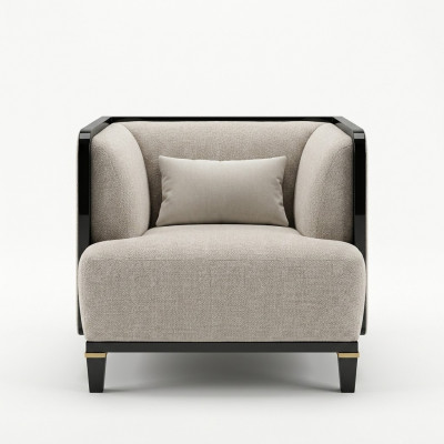Nei Modern Miwwelen Wunnzëmmer Sëtzgefier Designer Ariichtung Wäiss Polstersëtz