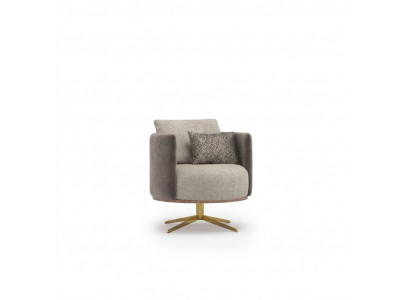 Innovative Designer-Fauteuil fir modern Wunnzëimmermiwwel aus héichwäertegem Kënschtläder.