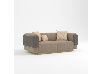 Modern Design Gro Zweesëtzer Sofa Couch Wunnzëmmer Ariichtung Nei