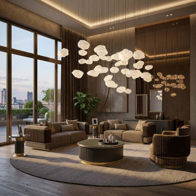 Wunnzëmmer Gepolstert Miwwelen Sofa Set Zweekascht Dräikascht Sofa Canapé Luxus Fotel