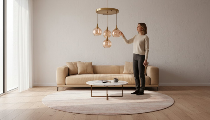 Plafongslampe Luuchte Plafongsampen Plafongsliichte Luucht Lampe 50x70