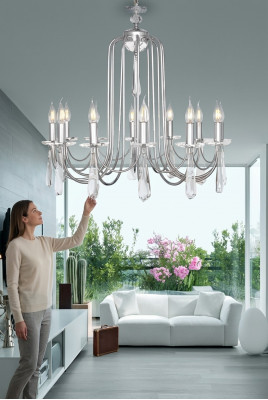 Lampe Hängeleuchte Lüster Kristalllampe Plafongluucht Lampen 75x100