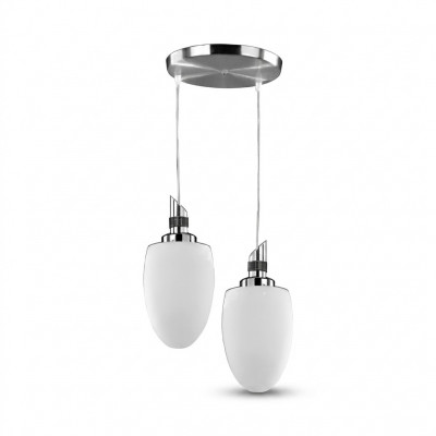 Plafongsliicht modern White Glass Wunnzëmmer Luxus neie Stil 33x70cm