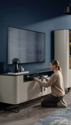 Fernsehstänner Sideboard Kommode tv Lowboard Kommoden Holz Schaf.