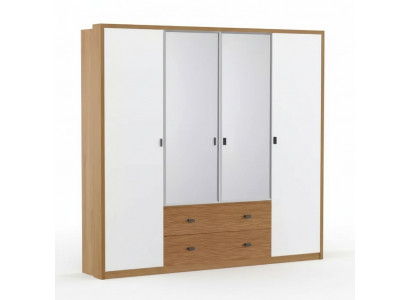 Kleederschaf Schief Schlofkummer modern Miwwelen Material Holz Luxus Schaf