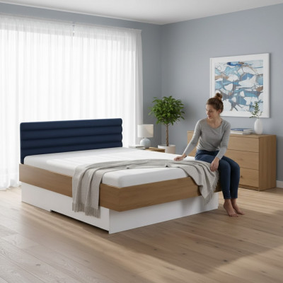 Bett Schlofzëmmer Better gepolstert Bett Luxus Duebelbett Bett 140x200