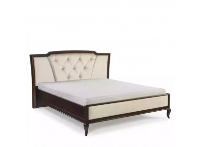 Bett aus Holz Chesterfield Better Duebelbett am Schlofzëmmer Samett Textil