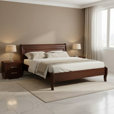 Bett Design Luxus Hotel Better Ehe Schlof Zëmmer Duebel Barock Holzbett