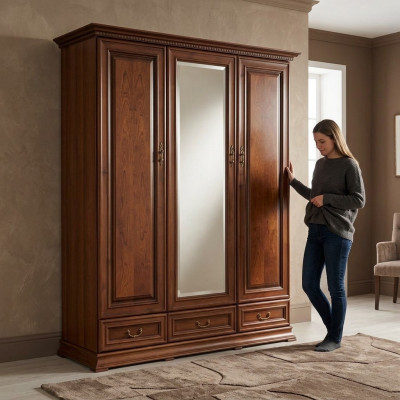 Kleederstall Schlofkummer Holz Schaf Barockstil antik Schiefen