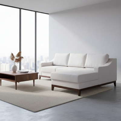 Canapéen L Form Canapé Polster Wunnlandschaft Design Eckcanapé Textil Eckgarnitur