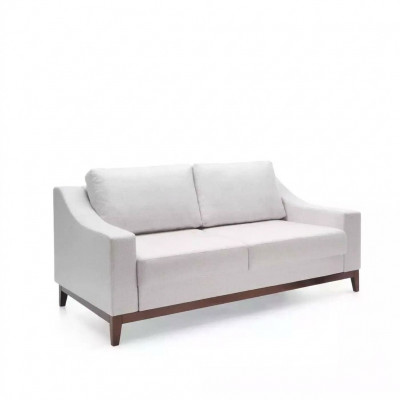 Modern Sofa 2-Sëtzer Modern Wunnzëmmer Zweisëtzer Miwwelen Polster Stoff Textil nei
