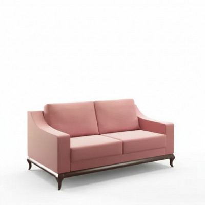 Modern Sofa 2 Sëtzer Wunnzëmmer Design Miwwel Stil Modern Nei rosa Luxus