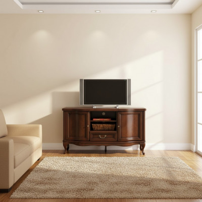 TV-Ständer RTV Lowboard Wunnwand Säitenschaf Holz Modernen Design