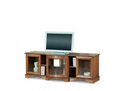 Wunnzëmmer TV-Stänner Fernseh Lowboard Schaf Miwwel Holz RTV 177cm