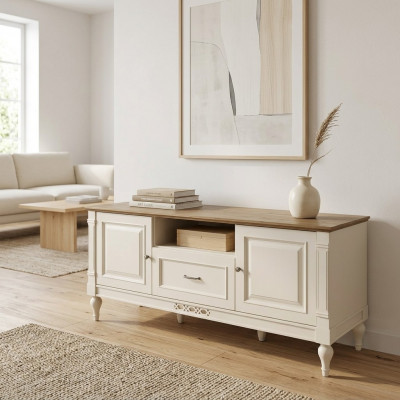 TV Stee Kommode Holzdësch Wandschema modernen RTV Stee Design