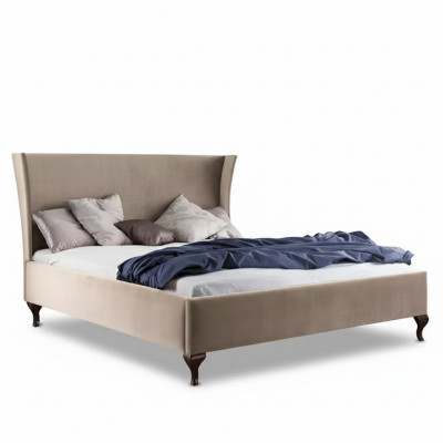 Bett Këssen Design Luxus Duebel Hotel Better Barock Holz Miwwelen
