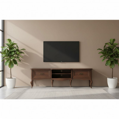 TV-Stänner Wunnzëmmer Luxus Lowboard RTV Fernseherstänner Kommode Säitendëscher