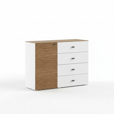 Modern Kommode Luxus Säitendësch Design Schlofzëmmer wäiss Holzmoublen