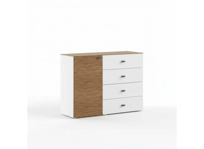 Modern Kommode Luxus Säitendësch Design Schlofzëmmer wäiss Holzmoublen