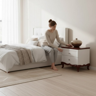 Nuetsdësch Niewendëscher Holz Neien Luxus Designer Miwwelen Schlofkummer