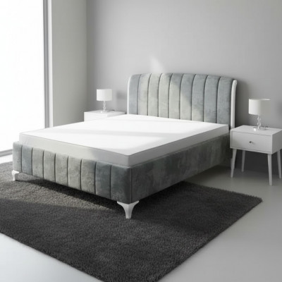 Luxuriéist Better Schlofzëmmer gro duebel Bett Holzbettgestell Bett
