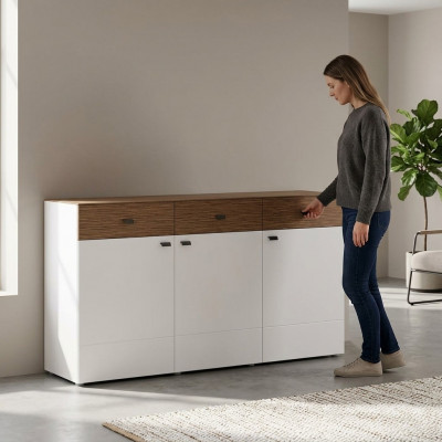 Kommoden Luxus Schaf Wohnzimmer Holz Design Sideboard Miwwel Kommode