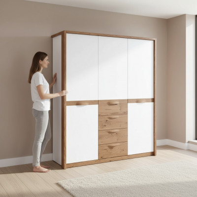 Garderob Schlofkummer Schief Schëller Holz Luxus Modern Schafdesign