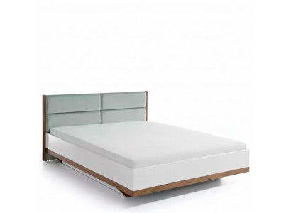 Bett Modern Stil Duebelbetter Luxus Design Schlofzëmmer Miwwelen Holzbett
